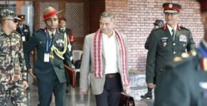 Indian Army Chief Upendra Dwivedi arrived in Kathmandu