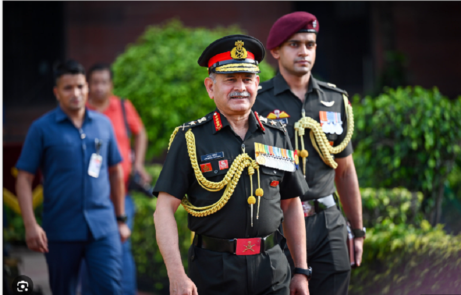 Indian Chief of Army Staff Dwivedi visiting Nepal on 20th November