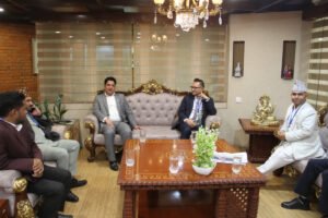 The Minister of Industry who was on a visit to India returned Nepal- The Nepal Times