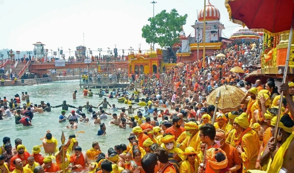 Aarti In Maha Kumbha for Earthquake Victims of Nepal and Tibet in Prayagraj India- The Nepal Times